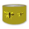 Buzzing Bees Lampshade | Flush Mounts by Ri Anderson. Item made of aluminum