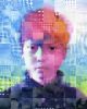 Portraits | Mixed Media by Phillip Hua. Item composed of synthetic