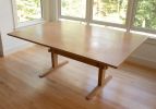 Trestle Leg Dining Room Table | Dining Table in Tables by Simon Metz Woodworking. Item composed of wood