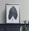 Leaf | Mosaic in Art & Wall Decor by Julia Gorbunova. Item made of glass works with minimalism & contemporary style