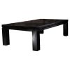 Outdoor Black Teak Dining / Ping Pong Table | Dining Table in Tables by NO AGE FURNITURE STUDIO