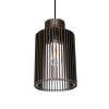 Wooden Ceiling lamp - NILS 300 BLACK | Pendants by ANEKOdesign. Item composed of wood