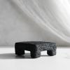 Small Square Shelf Riser in Carbon Black Concrete | Decorative Tray in Decorative Objects by Carolyn Powers Designs. Item made of concrete compatible with minimalism and contemporary style