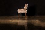 Dining Chair in Exotic Wood and Sheepskin by Costantini | Chairs by Costantini Design. Item made of wood with cotton