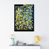 Abstract 4542 | Prints in Paintings by Petra Trimmel. Item made of canvas with metal