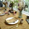 Block Print Tablecloth | Marigold | Linens & Bedding by ichcha. Item made of cotton works with boho & minimalism style