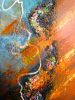 Fiery chill | Oil And Acrylic Painting in Paintings by Lena Kolambet. Item made of canvas works with contemporary & urban style