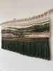 Into The Forest woven wall hanging | Macrame Wall Hanging in Wall Hangings by Little Larch Studio. Item made of cotton with fiber