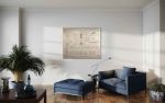 Totem T4860 A | Mixed Media in Paintings by Michael Denny Art, LLC. Item made of bamboo with cotton works with minimalism & contemporary style