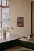 red earth (SOLD) | Embroidery in Wall Hangings by VISCERAL HOME STUDIO. Item composed of oak wood & canvas compatible with mid century modern and contemporary style