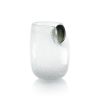 River Handblown Glass Vase | Vases & Vessels by AEFOLIO. Item made of glass compatible with contemporary and art deco style