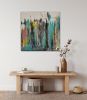 "Aurora's Embrace" | Oil And Acrylic Painting in Paintings by Shirly Maimom Art. Item made of canvas compatible with contemporary and art deco style