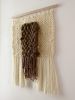 The Portal | Carob Brown | Tapestry in Wall Hangings by Dörte Bundt. Item made of wood with cotton works with boho & mid century modern style