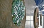 Ammonite & Belemnite Disks | Wall Sculpture in Wall Hangings by ARCHIGLASS by Urbanowicz | Centuria Hotel&Natural SPA in Ogrodzieniec. Item made of glass compatible with contemporary and japandi style