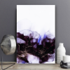 'BLACK ORCHID IV' - Epoxy Resin Black and White Abstract | Oil And Acrylic Painting in Paintings by Christina Twomey Art + Design. Item made of canvas with synthetic works with modern style