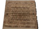 Vintage Baluch Persian rug in Beige-Brown & Black Tribal | Area Rug in Rugs by Rug and Kilim