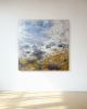 October Sky | Oil And Acrylic Painting in Paintings by Ana Carolina Mönnaco. Item composed of wood in contemporary or coastal style