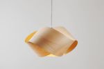 UFO Pendant crafted with Natural Wood Veneer | Pendants by Traum - Wood Lighting | GEN&MED in Mar del Plata. Item composed of wood compatible with minimalism and contemporary style