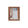 COLLAGE SIENNA ET INDACO | Mixed Media by Kim Fonder. Item composed of canvas and paper