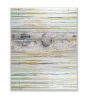 Cascading Sediment Number 4 | Mixed Media by Kari Souders. Item made of canvas works with boho & contemporary style