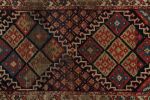 Antique Caucasian Rug in Beige, Blue & Red Geometric Pattern | Area Rug in Rugs by Rug and Kilim