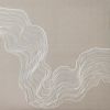 Silence | Tapestry in Wall Hangings by Saskia Saunders. Item made of linen with fiber works with minimalism & contemporary style