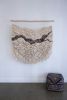 Custom Wall Hanging with natural materials "After the Rain" | Tapestry in Wall Hangings by Rebecca Whitaker Art. Item composed of wood and cotton in minimalism or contemporary style