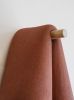 Terracotta Melo Sconce - Minimalist Ceramic Ambient Lighting | Sconces by Catalin Filip. Item composed of wood and ceramic in boho or eclectic & maximalism style
