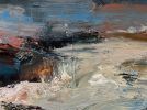 Rocks and Shore | Paintings by Darren Thompson Fine Art. Item made of birch wood compatible with modern style