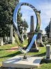 Endless Curve No.5 | Public Sculptures by Wenqin CHEN. Item composed of steel in minimalism or contemporary style