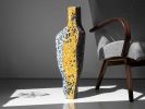 Sculptural Art Object, Handmade Decorative Vessel | Sculptures by Donatas Žukauskas. Item composed of cement and paper in minimalism or contemporary style
