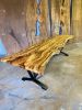 Myrtle Live Edge Dining Table | Tables by Live Edge Lust. Item composed of wood & metal