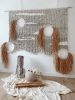 Full Moon handwoven tapestry | Macrame Wall Hanging in Wall Hangings by Ranran Studio by Belen Senra. Item made of fabric compatible with contemporary style