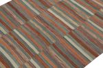 Vintage Persian Kilim in Panel-Weave with Polychromatic | Area Rug in Rugs by Rug and Kilim
