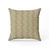 Sage Green Terracotta Pillow Cover | Rustic Boho Design | Cushion in Pillows by SewLaCo. Item made of cotton works with boho & mid century modern style