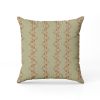 Sage Green Terracotta Pillow Cover | Rustic Boho Design | Cushion in Pillows by SewLaCo. Item made of cotton works with boho & mid century modern style