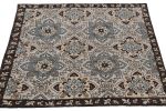 Rug & Kilim’s Caucasian Square Rug in Blue with Geometric | Area Rug in Rugs by Rug and Kilim