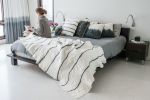 Lines blanket | Linens & Bedding by Fog & Fury. Item made of fabric with fiber
