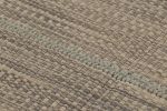 Rug & Kilim's Accent Kilim, Beige and Gray Textural Stripes | Area Rug in Rugs by Rug and Kilim