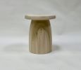 Parabolic base line of seating... | Stool in Chairs by Wooden Imagination. Item made of wood works with mid century modern & contemporary style