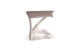 Amorph Tryst Side Table, White Lacquer Matte | Tables by Amorph. Item composed of wood