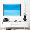 Minimalist ocean art, 'Ionian Sea Blues' photography print | Photography by PappasBland. Item made of paper compatible with minimalism and contemporary style