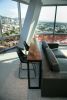 Walnut Bar Top Tables | Console Table in Tables by Lumberlust Designs | Office Building in West Hollywood, CA, USA in West Hollywood. Item composed of walnut