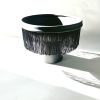 "Amphora" Ceramic Vase with Fringe | Vases & Vessels by Candice Luter Art & Interiors