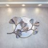 Ginkgo branch mosaic wall art | Wall Sculpture in Wall Hangings by Julia Gorbunova. Item composed of ceramic and glass