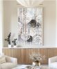 Cuttings Number 4 | Paintings by Kari Souders. Item made of walnut with canvas works with boho & contemporary style