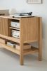 JAMM - Record player stand, made of solid oak wood | Sideboard in Storage by Mo Woodwork | Stalowa Wola in Stalowa Wola. Item composed of oak wood