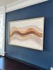 Golden Canyon | Mixed Media by Soosoostudios. Item composed of canvas compatible with minimalism and mid century modern style