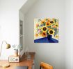 Sunny Afternoon Painting | Oil And Acrylic Painting in Paintings by Mandy Martin Art. Item composed of canvas