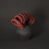 Modern Sculpture, "Wild Ones 48", Ceramic Sculpture 9" | Sculptures by Anne Lindsay. Item composed of ceramic compatible with contemporary and modern style